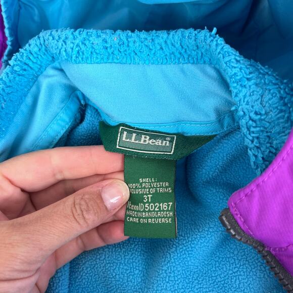 L.L. Bean Kids 3 in 1 All Season Winter Jacket 3T - Picture 10 of 14